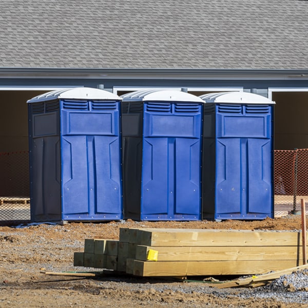 how can i report damages or issues with the porta potties during my rental period in Pocasset Oklahoma